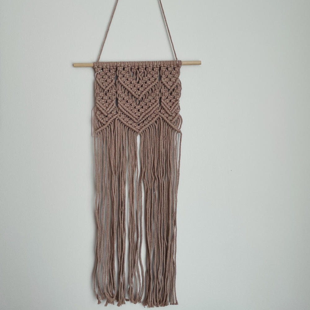 Mauve wall hanging
